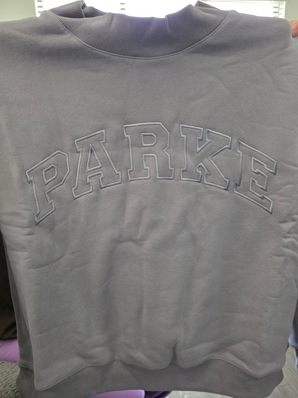 Parke Stone Gray Pullover Sweatshirt